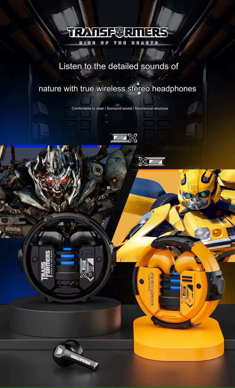 Transformers-Inspired Wireless Earbuds – High-Performance Audio with Style